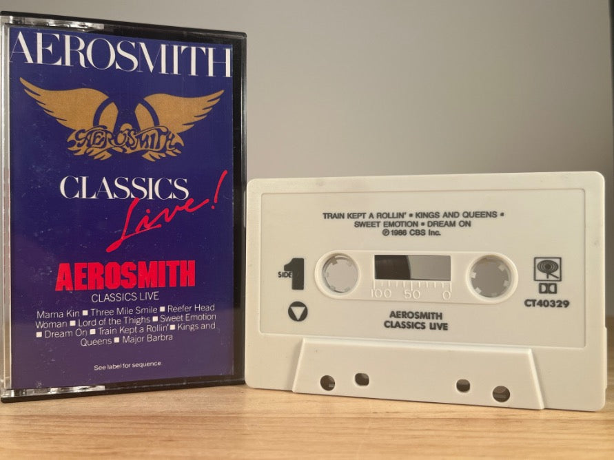 AEROSMITH - Classics Live! - CASSETTE TAPE