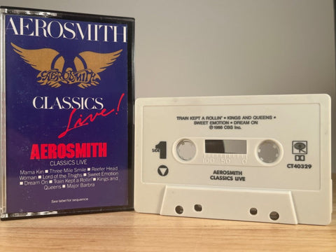AEROSMITH - Classics Live! - CASSETTE TAPE
