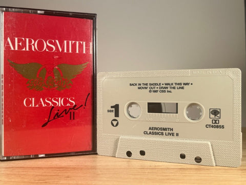 AEROSMITH - Classics Live 2 - CASSETTE TAPE