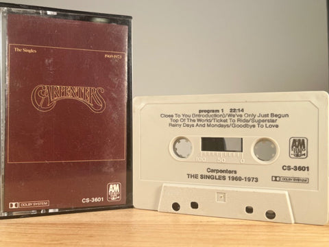 CARPENTERS - The Singles 1969–1973 - CASSETTE TAPE