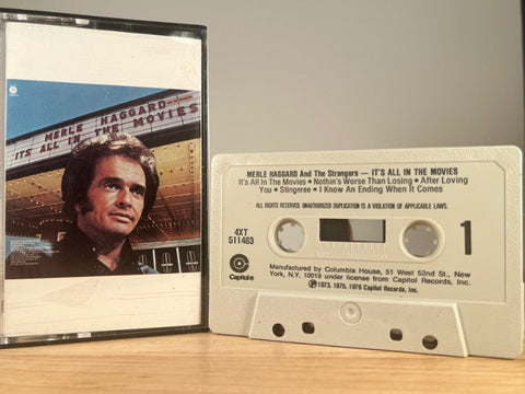 MERLE HAGGARD - It's All In The Movies - CASSETTE TAPE