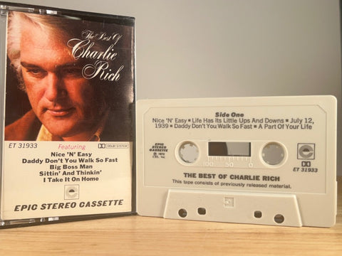 CHARLIE RICH - The Best Of Charlie Rich - CASSETTE TAPE