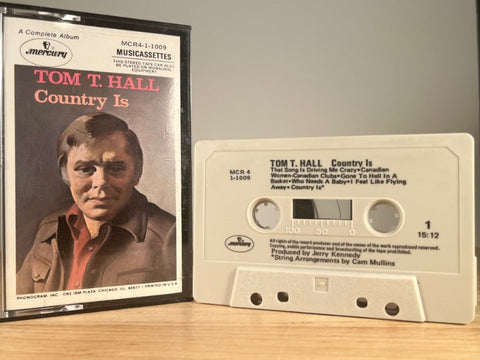 TOM T. HALL - Country Is - CASSETTE TAPE