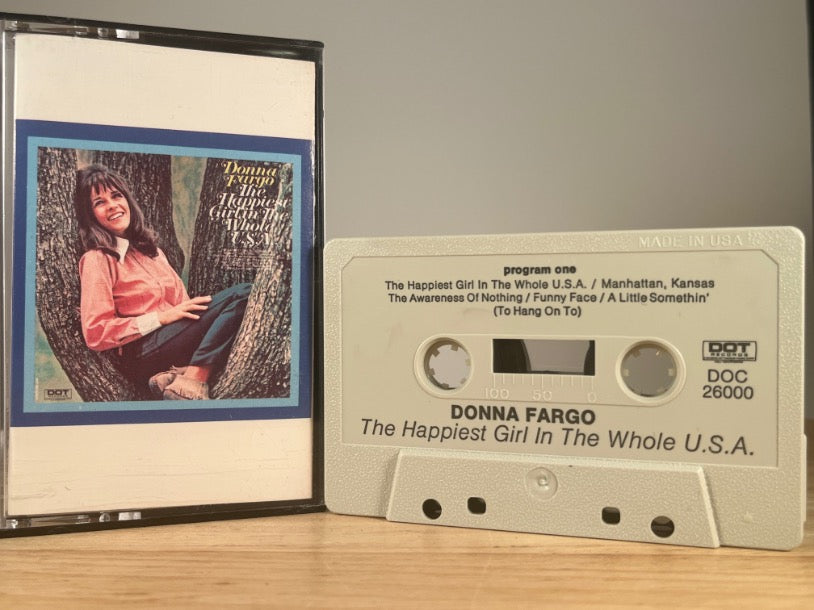 DONNA FARGO - The Happiest Girl In The Whole U.S.A. - CASSETTE TAPE