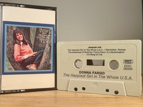 DONNA FARGO - The Happiest Girl In The Whole U.S.A. - CASSETTE TAPE