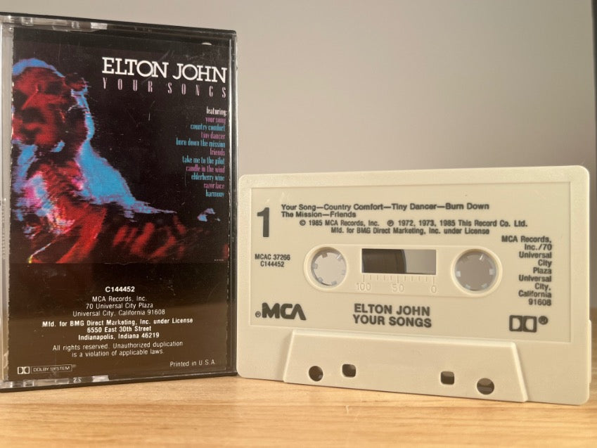 ELTON JOHN - Your Songs - CASSETTE TAPE