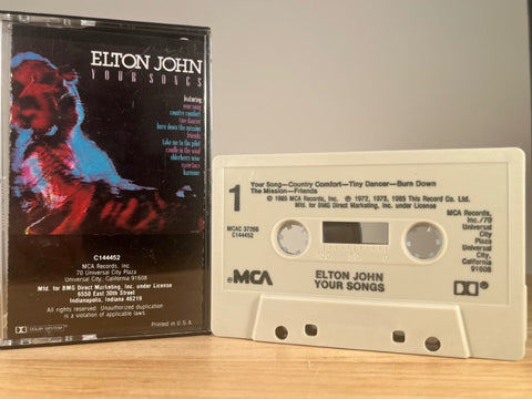 ELTON JOHN - Your Songs - CASSETTE TAPE
