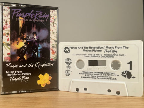 PRINCE AND THE REVOLUTION - Purple Rain (Music From The Motion Picture) - CASSETTE TAPE