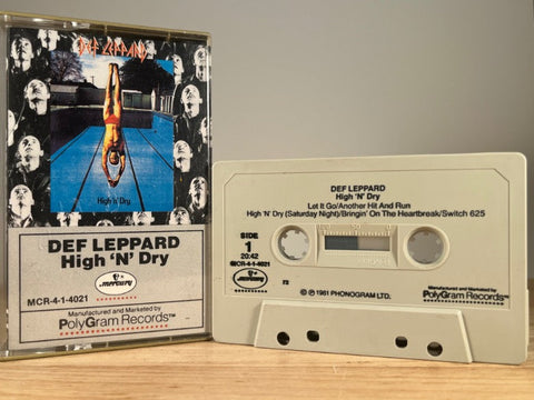 DEF LEPPARD - High 'N' Dry - CASSETTE TAPE
