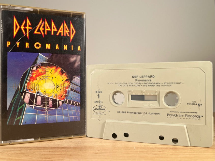 DEF LEPPARD - Pyromania - CASSETTE TAPE