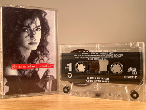 GLORIA ESTEFAN - CUTS BOTH WAYS - CASSETTE TAPE