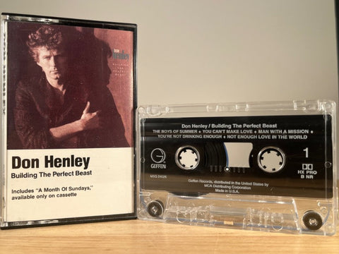 DON HENLEY - Building The Perfect Beast - CASSETTE TAPE
