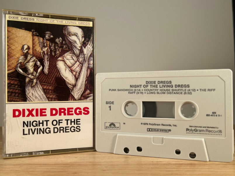 DIXIE DREGS - Night of the Living Dregs - CASSETTE TAPE