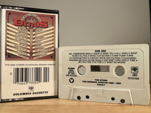 THE BYRDS - The Original Singles 1965-1967 Volume I - CASSETTE TAPE