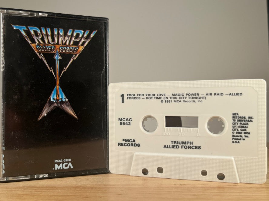 TRIUMPH – Allied Forces – CASSETTE TAPE