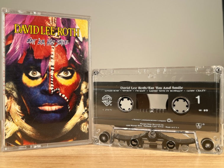 DAVID LEE ROTH – Eat ’Em and Smile – CASSETTE TAPE