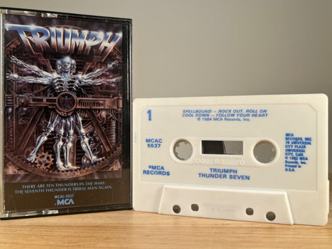 TRIUMPH - Thunder Seven - CASSETTE TAPE