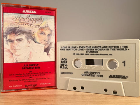 AIR SUPPLY - Greatest Hits - CASSETTE TAPE