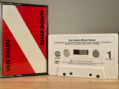 VAN HALEN - Diver Down - CASSETTE TAPE