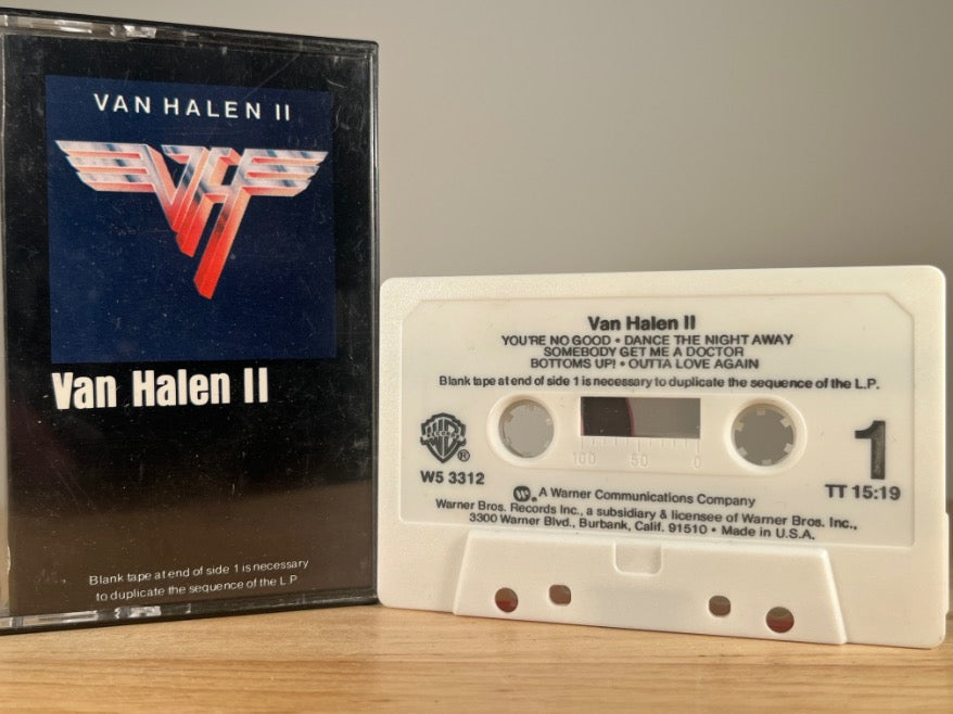 VAN HALEN - Van Halen II - CASSETTE TAPE