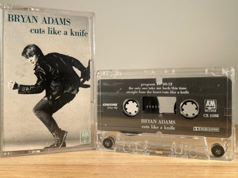 BRYAN ADAMS - Cuts Like a Knife - CASSETTE TAPE