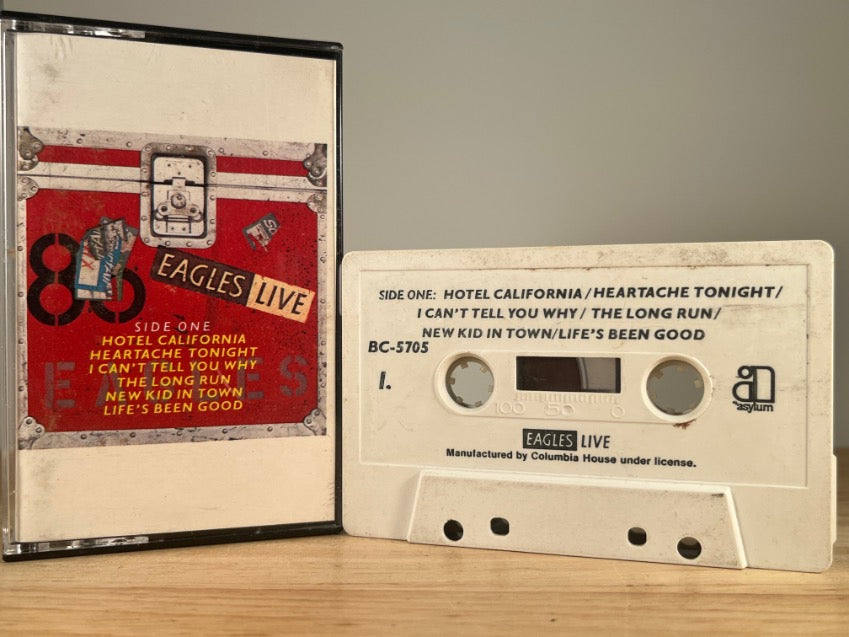 EAGLES - Live - CASSETTE TAPE