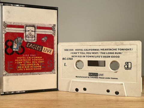 EAGLES - Live - CASSETTE TAPE