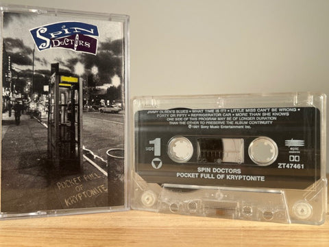 SPIN DOCTORS - Pocket Full of Kryptonite - CASSETTE TAPE