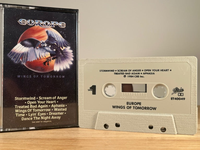 EUROPE - Wings of Tomorrow - CASSETTE TAPE