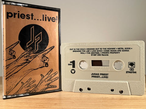 JUDAS PRIEST - Priest...Live! - CASSETTE TAPE