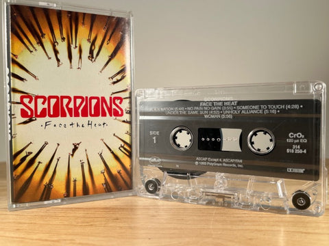 SCORPIONS - Face the Heat - CASSETTE TAPE