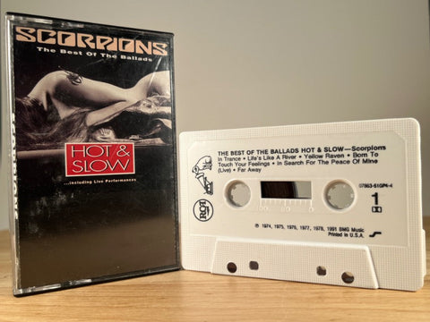 SCORPIONS - Hot & Slow: The Best of the Ballads - CASSETTE TAPE