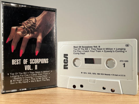 SCORPIONS - Best of Scorpions Vol.2 - CASSETTE TAPE