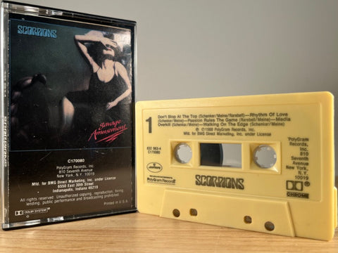 SCORPIONS - Savage Amusement - CASSETTE TAPE