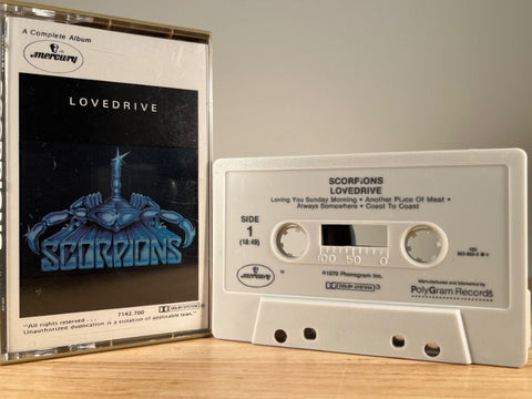 SCORPIONS - Lovedrive - CASSETTE TAPE