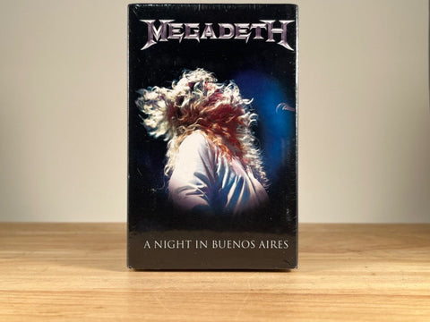 MEGADETH - A Night in Buenos Aires - CASSETTE TAPE