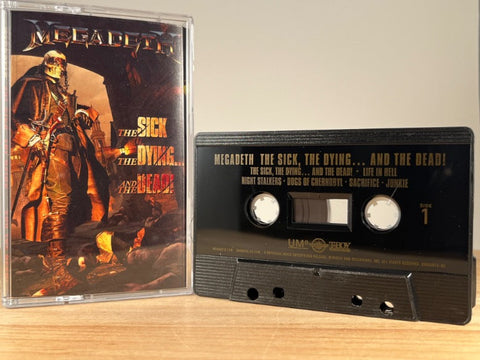 MEGADETH - The Sick, The Dying... and The Dead! - CASSETTE TAPE