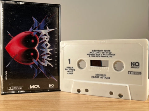 KROKUS - Heart Attack - CASSETTE TAPE