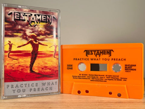 TESTAMENT - Practice What You Preach - CASSETTE TAPE
