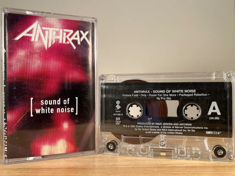 ANTHRAX - Sound of White Noise - CASSETTE TAPE