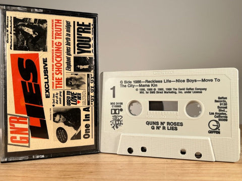 GUNS N' ROSES – g n' r lies – CASSETTE TAPE