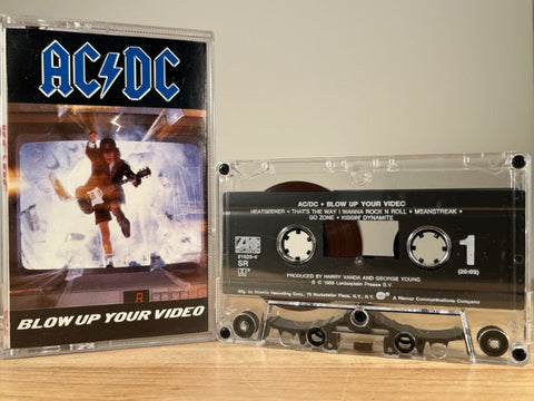 AC/DC – blow up your video – CASSETTE TAPE
