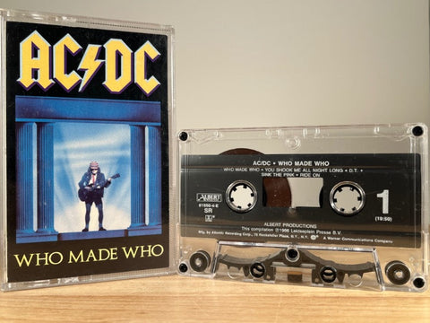 AC/DC – who made who – CASSETTE TAPE