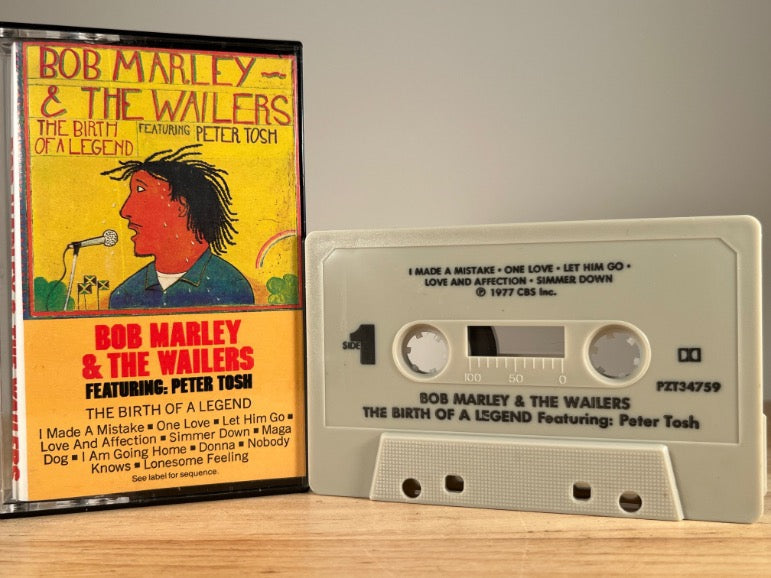 BOB MARLEY AND THE WAILERS - the birth of a legend - CASSETTE TAPE