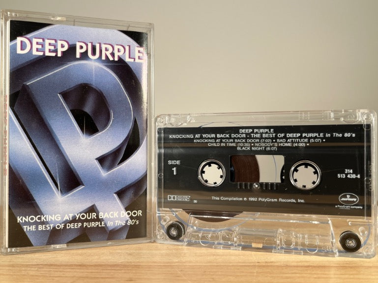 DEEP PURPLE – Knocking at Your Back Door: The Best of Deep Purple in the 80’s – CASSETTE TAPE