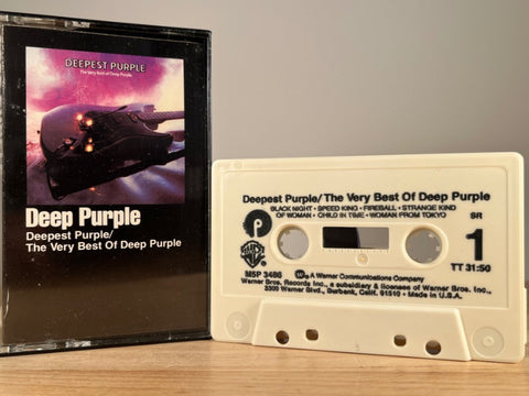DEEP PURPLE – Deepest Purple: The Very Best of Deep Purple – CASSETTE TAPE