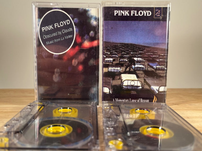 PINK FLOYD - Obscured by Clouds / Momentary lapse of Reason  - CASSETTE TAPES