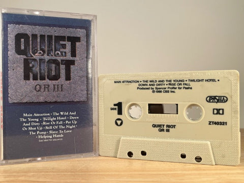 QUIET RIOT – QR III – CASSETTE TAPE