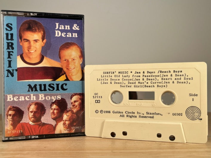 JAN & DEAN / BEACH BOYS - Surfin’ Music - CASSETTE TAPE