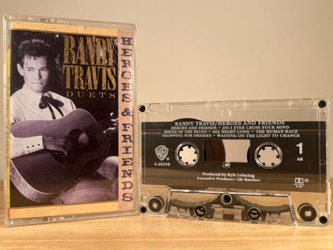 RANDY TRAVIS - Heroes & Friends - CASSETTE TAPE